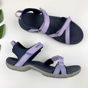 Teva Verra Sport Sandals Purple Adjustable Hiking Outdoor Women's 7